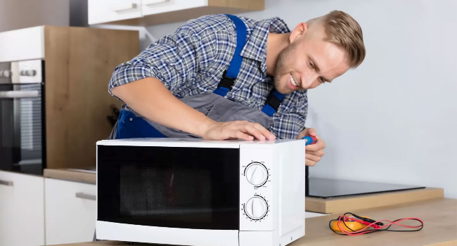 Safe microwave repair