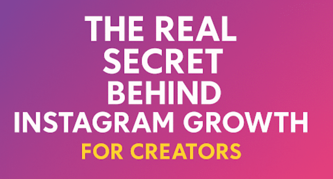 Secret Behind for Instagram Srowth