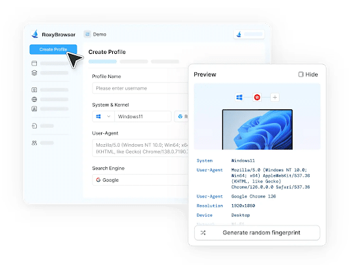 Set Up Your First Shop Profile