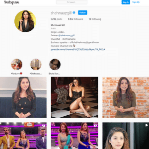 Shahnaaz Gill Instagram Shahnaaz Gill Instagram