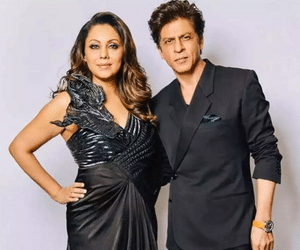 Shahrukh Khan and Gauri Khan