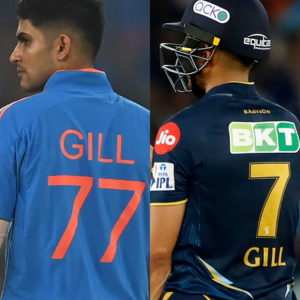 Shubman Gill Jersey Number