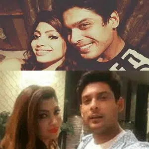 Sidharth Shukla with Akanksha Puri Photo