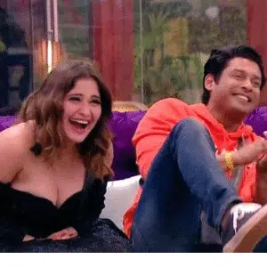 Sidharth Shukla with Arti Singh Photo Sidharth Shukla with Arti Singh Photo