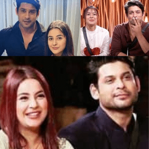 Sidharth Shukla with Shehnaaz Gill
