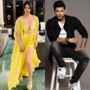 Sidharth Shukla with Tanisha Mukherjee Photo Sidharth Shukla with Tanisha Mukherjee Photo