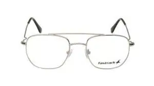 Silver Square Rimmed Eyeglasses