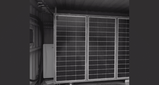 Solar Power Station Shipping Containers