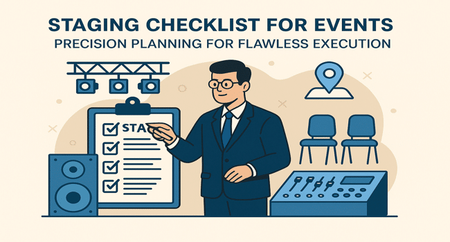 Staging Checklist for Events