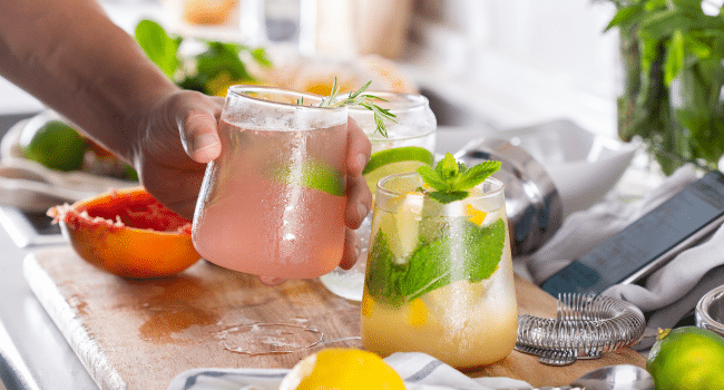 THC seltzer drinks