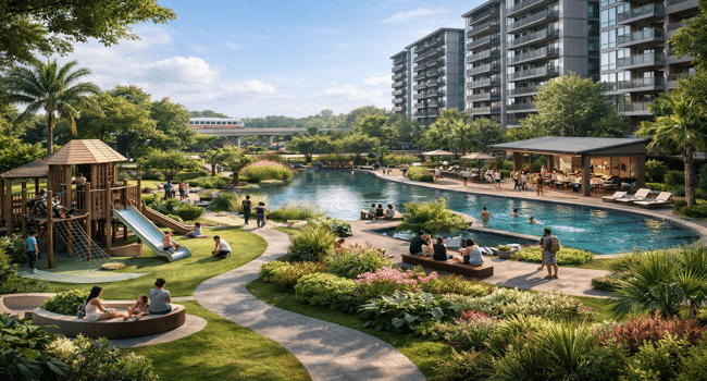 Tengah Garden Residences Community Spaces
