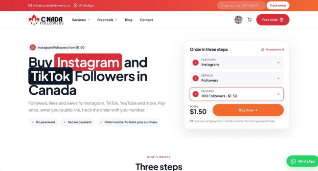 TikTok Followers in Canada