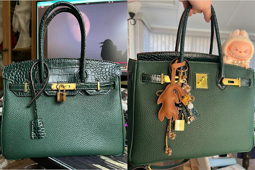 Tote Bag Made with a DIY Leather Kit