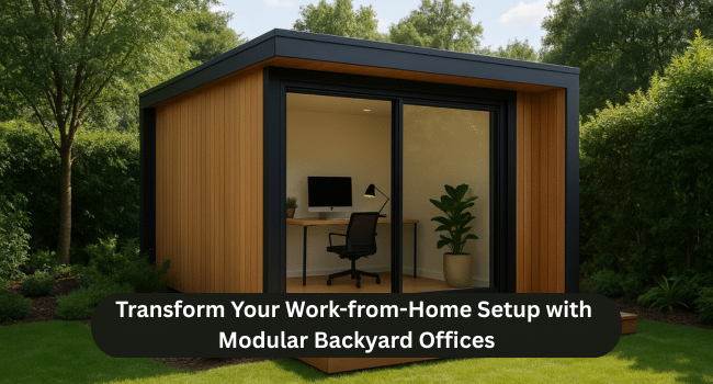 Transform Your Work from Home Setup with Modular Backyard Offices