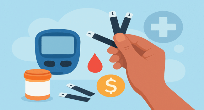 Unused Diabetic Test Strips