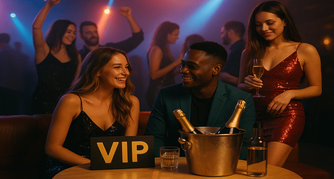 VIP table booking