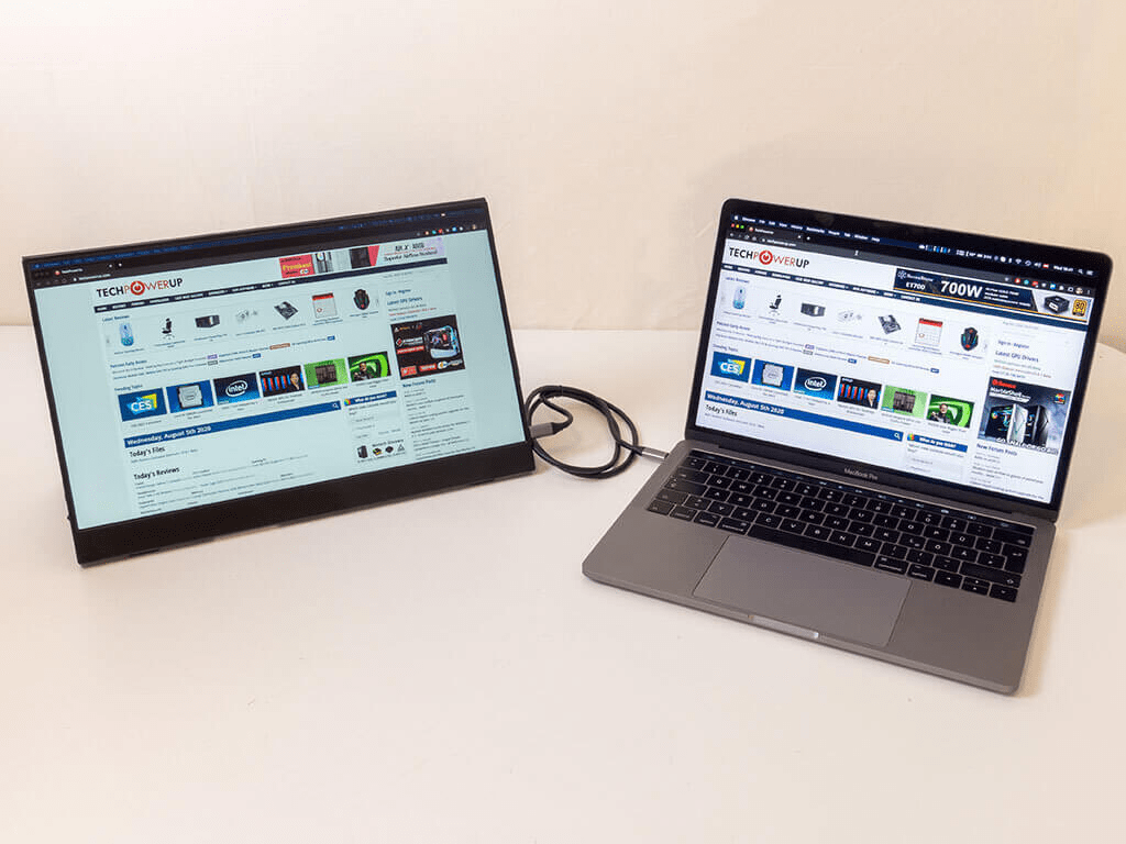 Vissles-M portable touchscreen monitor