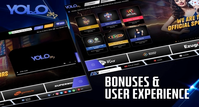 Yolo247 online casino and sports betting homepage