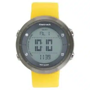 bright plastic strap digital watch