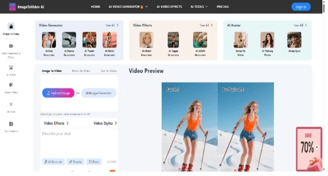 convert photo to video AI free online