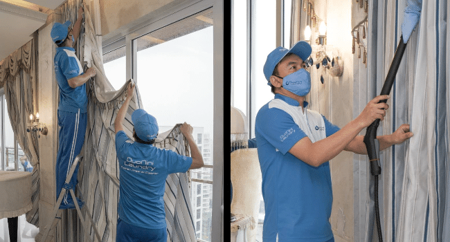 curtain and dry cleaning in Singapore