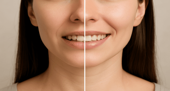 how teeth shape your face