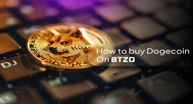 how to buy DOGE on BTZO spot trading screen