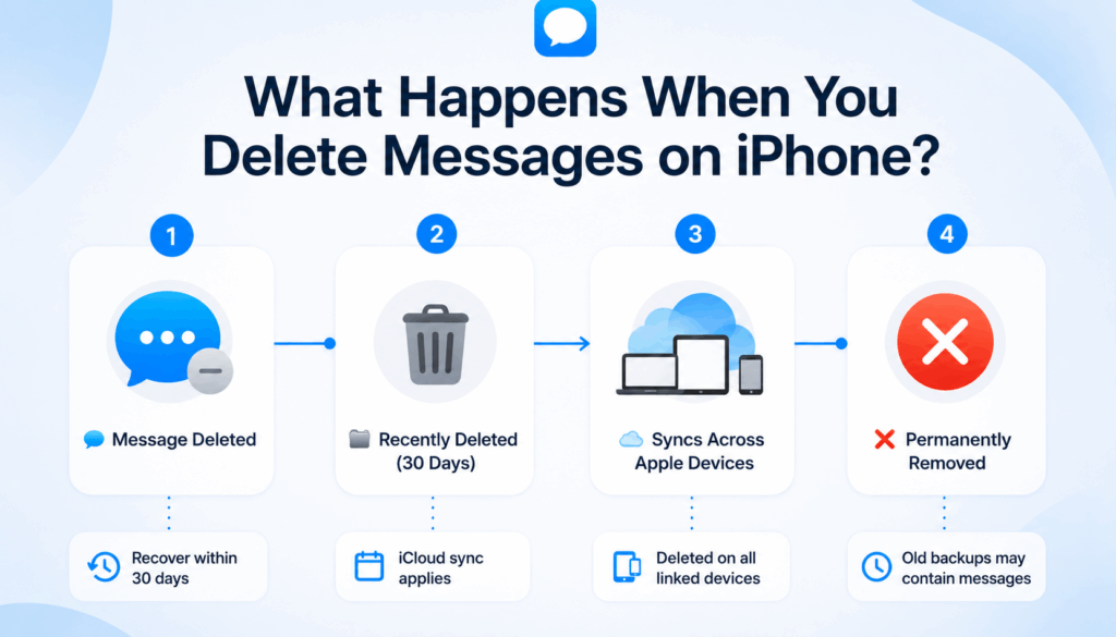 how messages are deleted