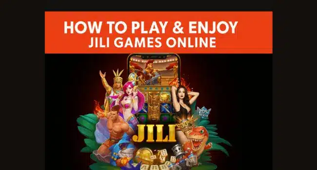 Guide on how to play and enjoy JILI Games online, featuring slot heroes and casino icons.