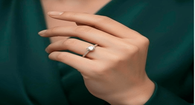 light weight solitaire rings