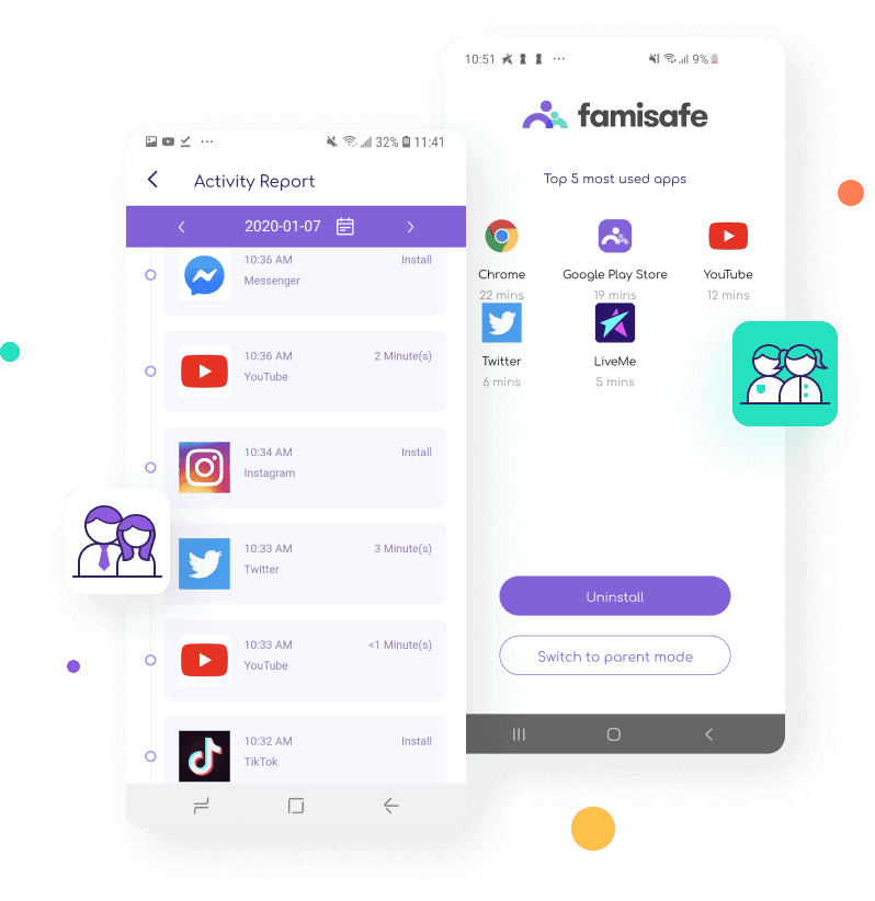 parental control application Famisafe