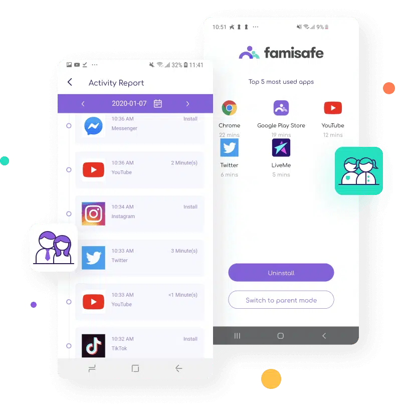 parental control application Famisafe