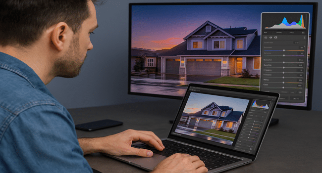 real estate photo editor
