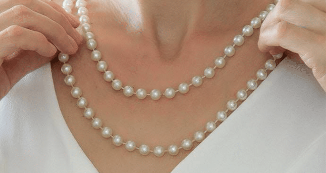 rice pearl necklace