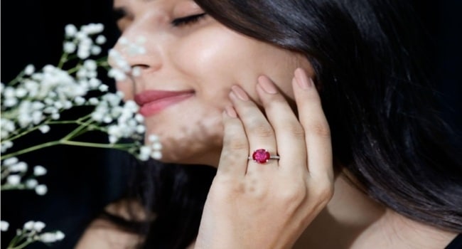 ruby engagement rings