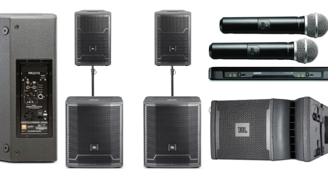 speaker rentals