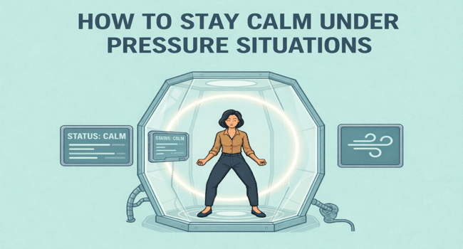 stay calm under pressure