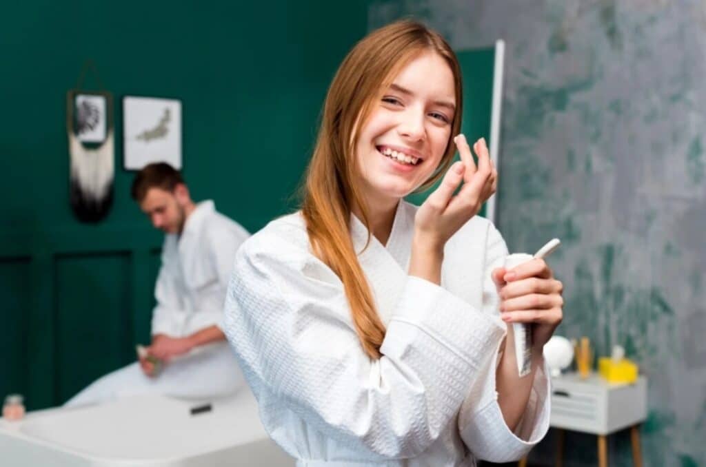 teeth whitening before and after